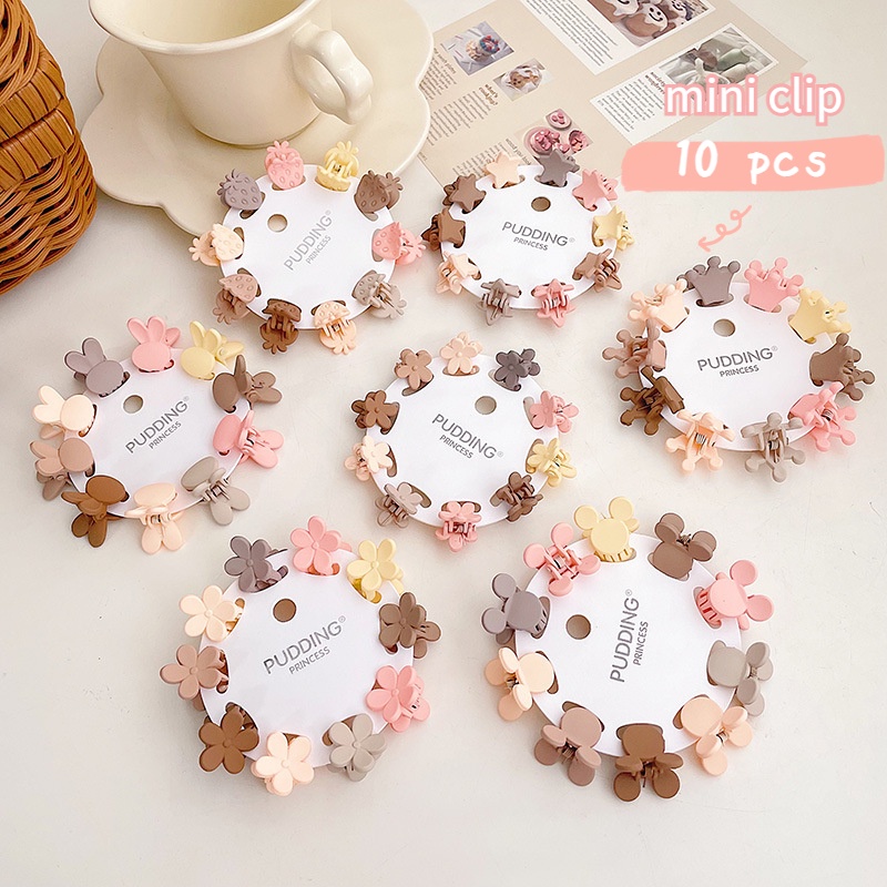 Set 30 Kẹp Tóc mini Dễ Thương Phong Cách Hàn Quốc Cho Bé Gái