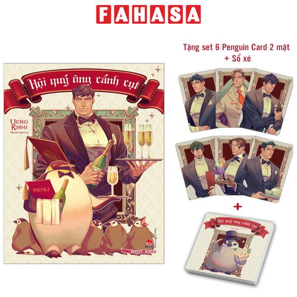 Fahasa - hội quý ông cánh cụt - tặng kèm set 6 penguin card + sổ xé