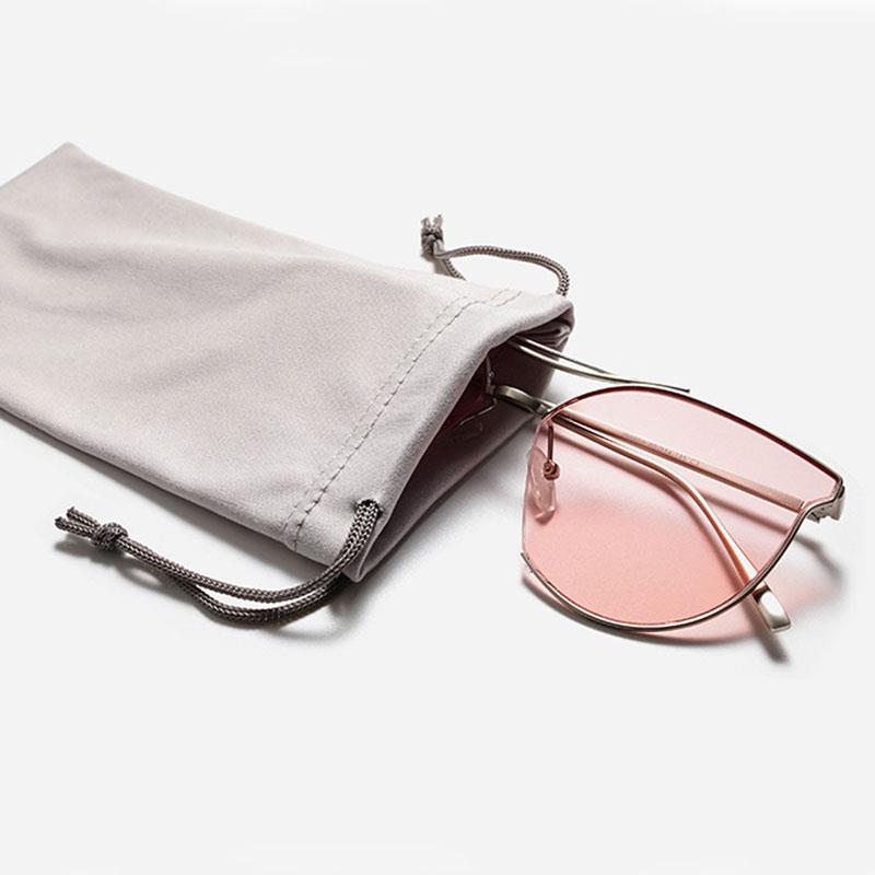 1PC mềm kính chống thấm nước Túi Dây Rút Kính râm chống bụi trường hợp Pocket Kính Túi Vải phụ kiện kính mắt