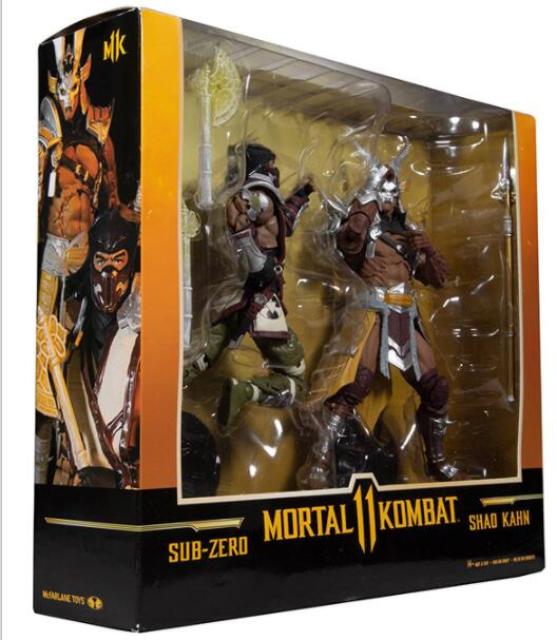 McFarlane Mortal Kombat Sub Zero + Shao Kahn Articulated Action Figure