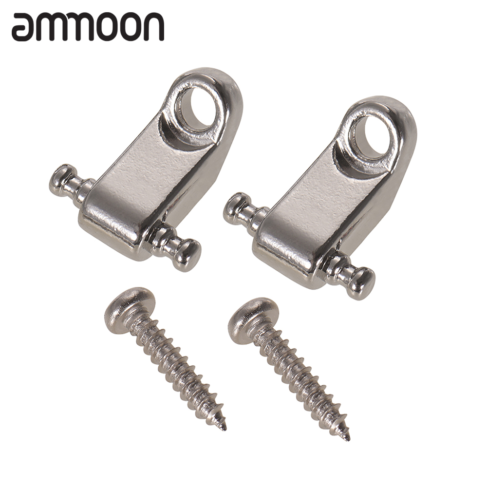 2PCS Electric Guitar String Roller Retainer Guide Guitar Replacement Parts Accessories with Mounting Screws