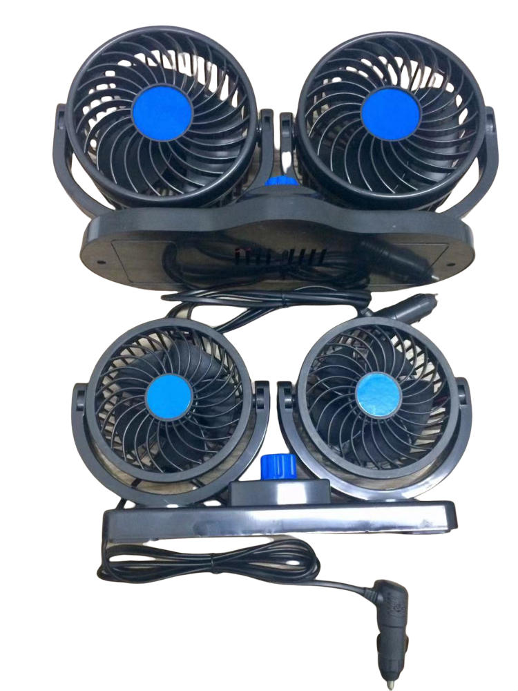 Vehicle Fan Double Headed Car Fan 12V/24V HXT303 Lazada PH