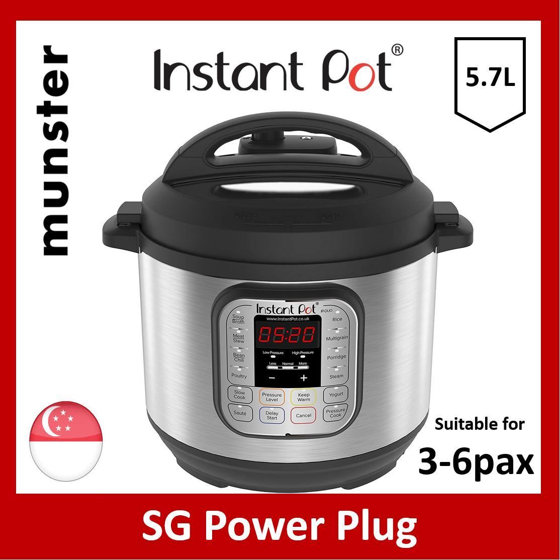Pot, 6-Quart Duo Electric Pressure Cooker, 7-in-1 Yogurt Maker, Food  Steamer, Slow Cooker, Rice Cooker & More, Red - AliExpress