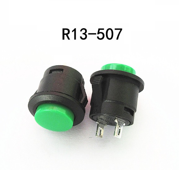 Nút nhấn đề phi 16mm/ nút nhấn nhả 16mm / nút kích tín hiệu các màu