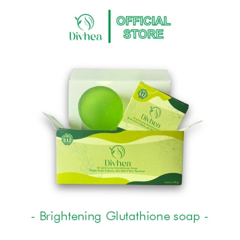 DIVHEA SABUN GLUTATHIONE PENCERAH WAJAH ORIGINAL BPOM 30 gr
