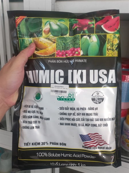Phân bón hữu cơ humic hvmate humic usa 1kg