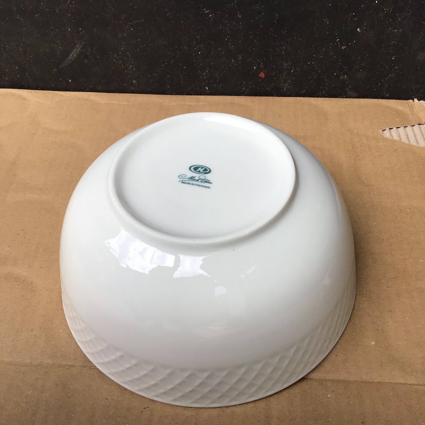 Tô sứ trắng cao cấp 8 inch ( 20cm)