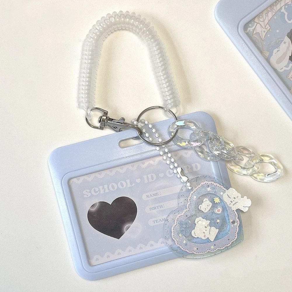 Card Pouch Student Cartoon Student Supplies Badge Credit Card Holders Bank ID Holders Bus ...