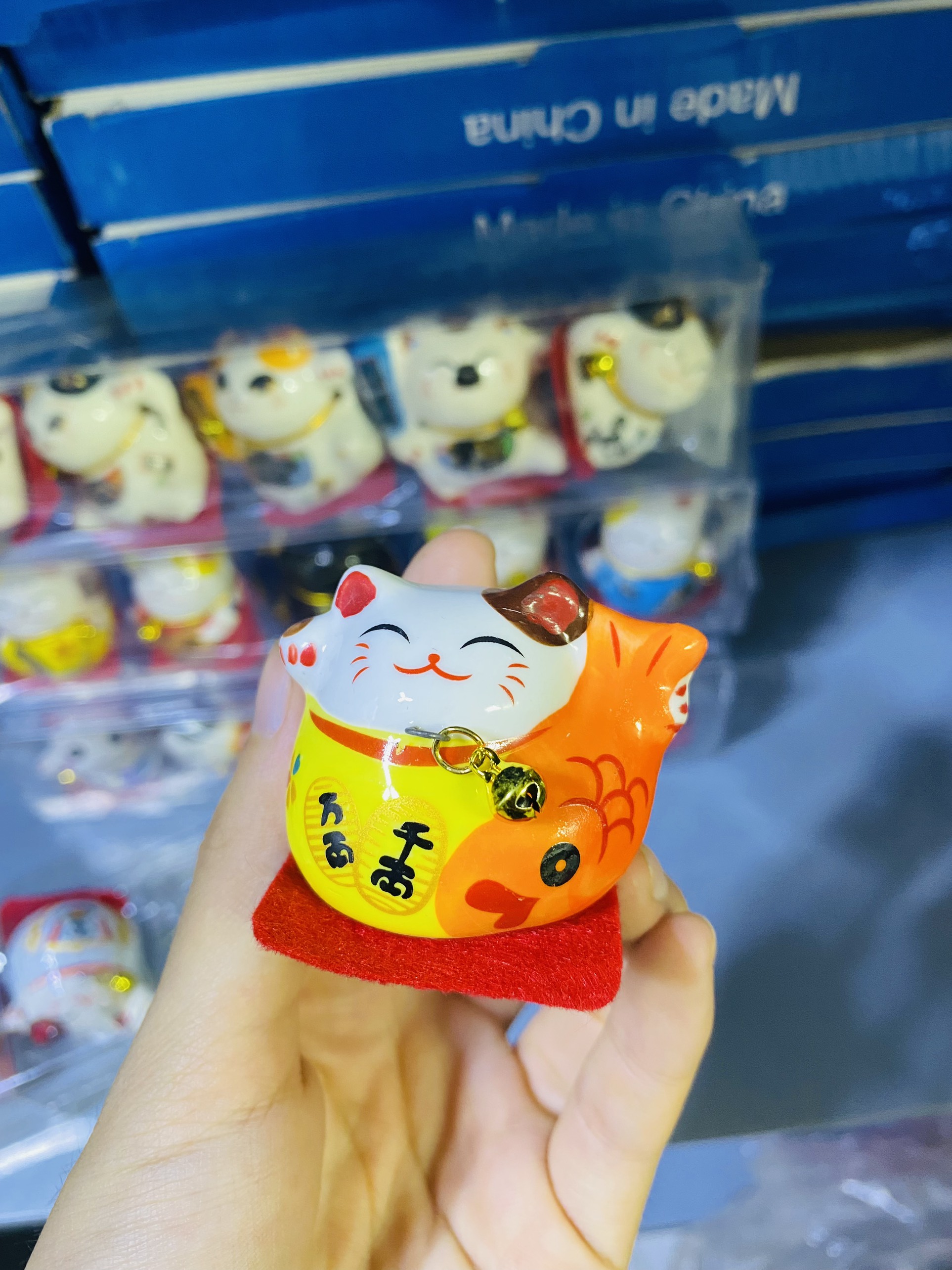 BỘ 5 CHÚ MÈO THẦN TÀI MAY MẮN
