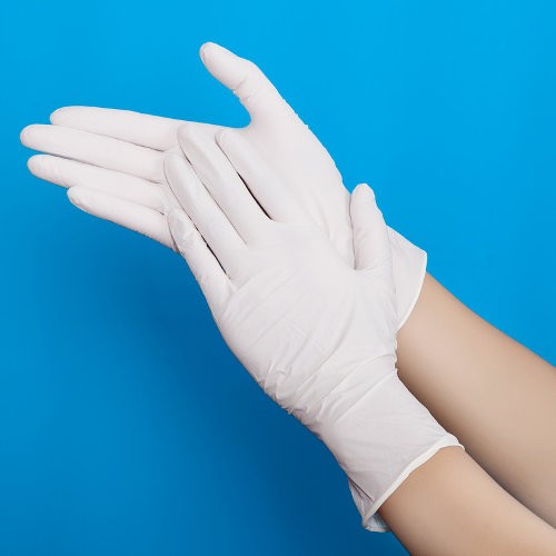 Latex Powdered Examination Gloves