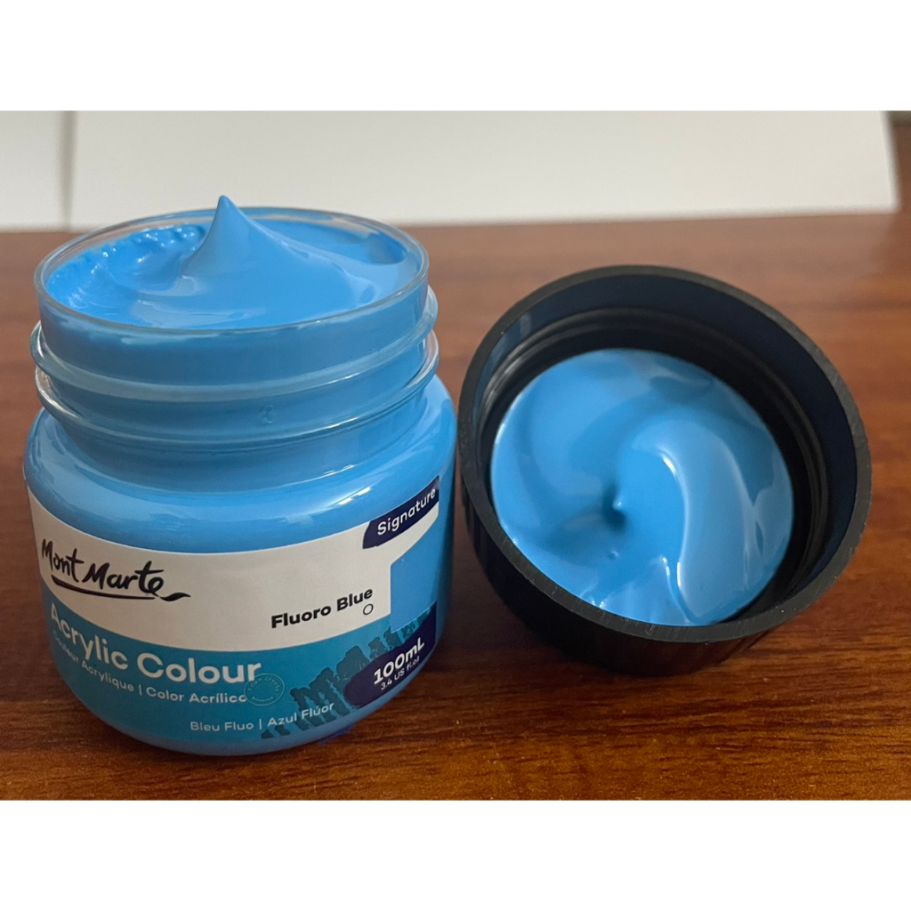 Màu Acrylic Phản Quang Mont Marte 100ml - Màu Dạ quang