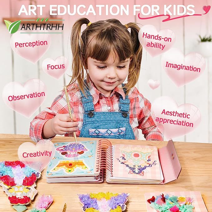 ARTH-Toys Princess Dress-up Activity Book Cartoon Clothes Changing Puzzle Stickers Drawing Toys for Children Early Educational Toys