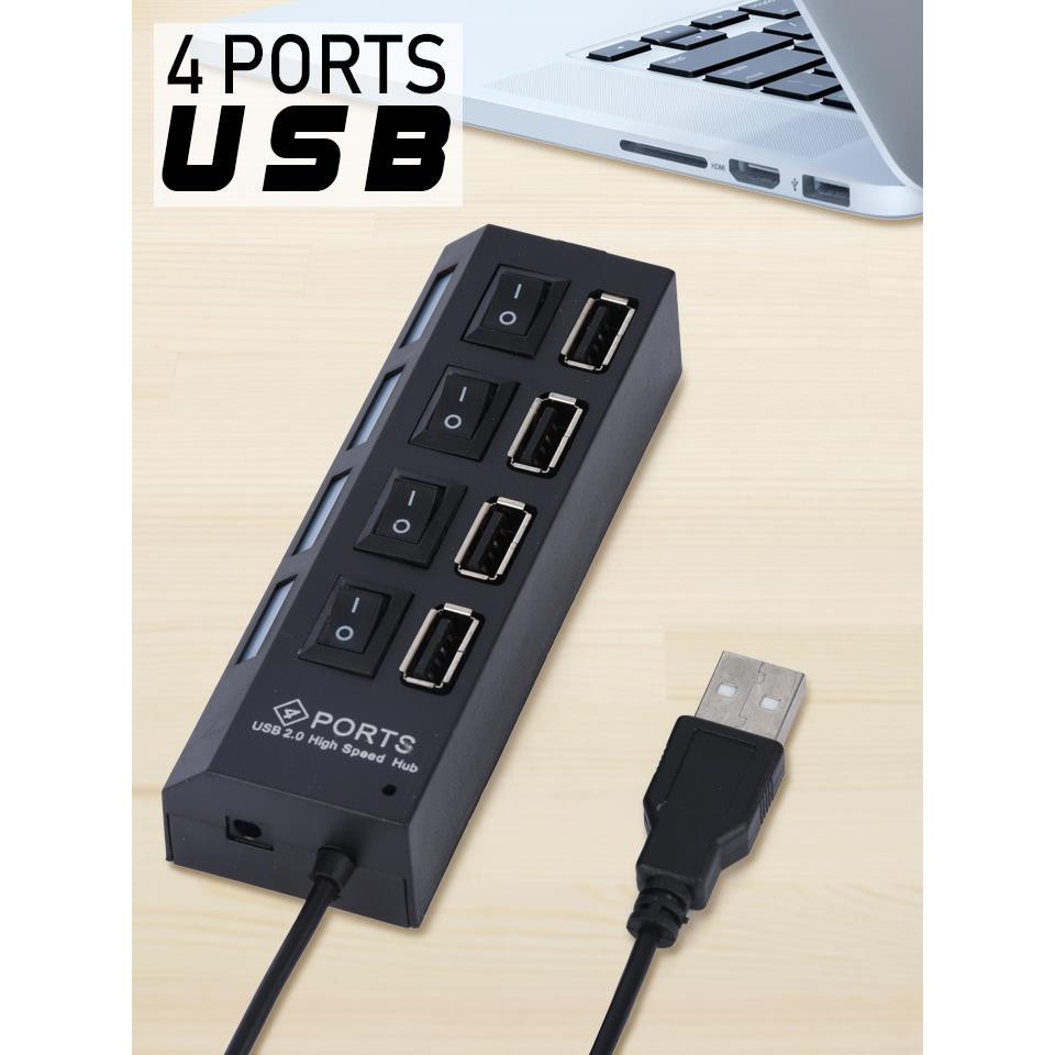 Hub USB 4 Port có công tắc
