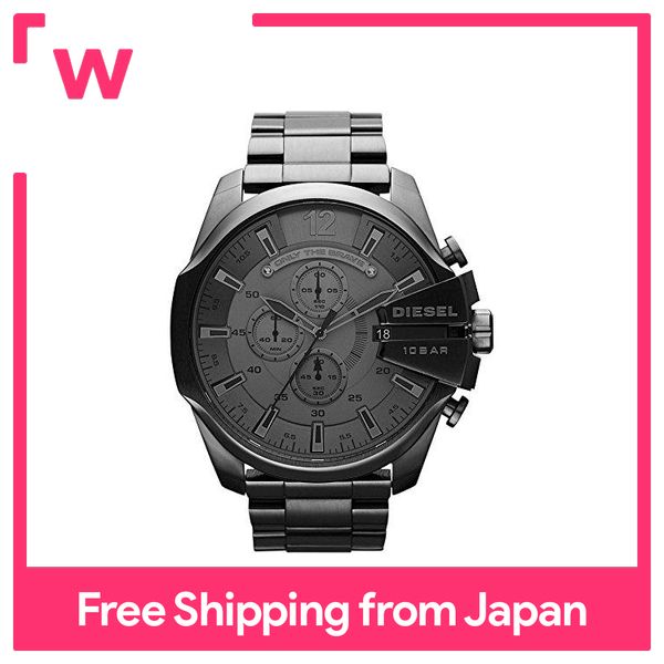 Diesel Men's Master Chief DZ4282 Grey StainlessSteel Analog Quartz