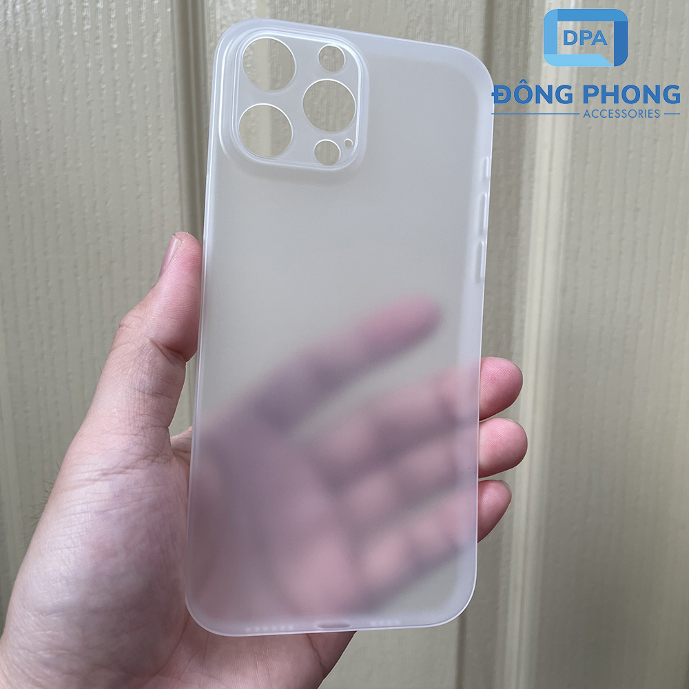 Combo 2 Ốp Lưng Trong Nhám Unibody iPhone 13 Pro Max Siêu Mỏng