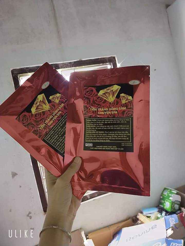 Tắm Ủ Trắng Hồng Sâm Chuyên Spa siêu Trắng