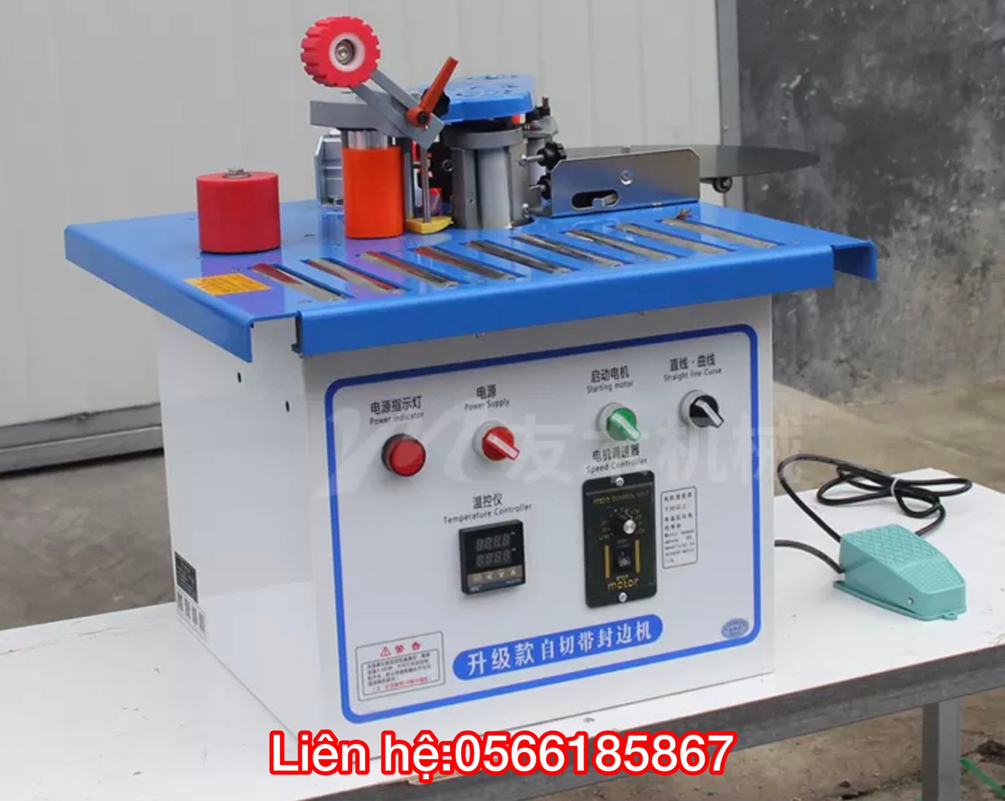 máy dán cạnh mini DW550