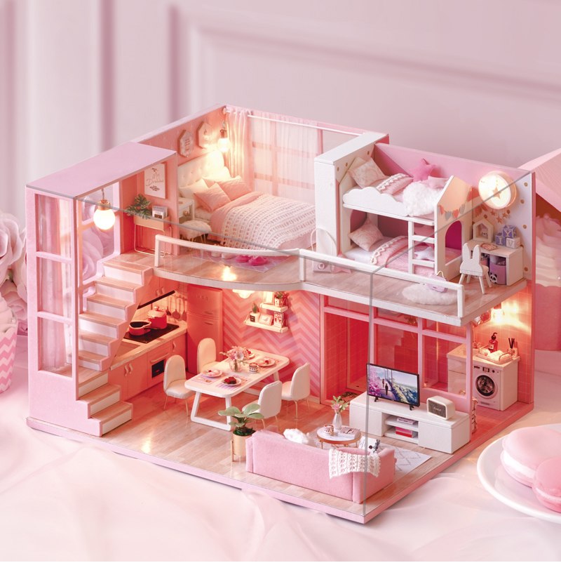 Mô Hình Lắp Ráp Nhà Gỗ Búp Bê DIY - Dream Angels L026 (Tặng Keo sữa)