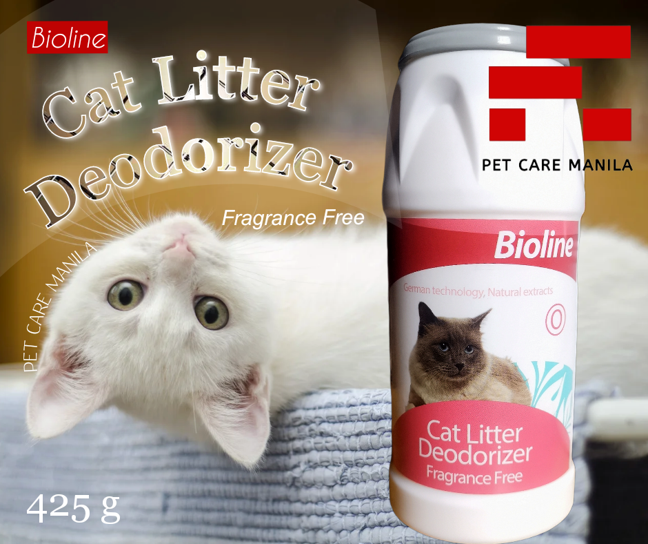 Bioline CAT LITTER DEODORIZER, 425g, Fragrance Free, Powder Lazada PH