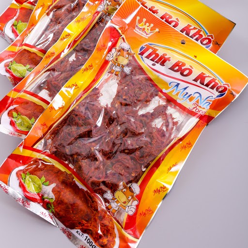 Khô bò xé sợi thượng hạng thơm ngon gói 50g, bò khô sợi thơm ngon an toàn vê sinh, khô bò sợi giòn ngon đậm vị loại 1