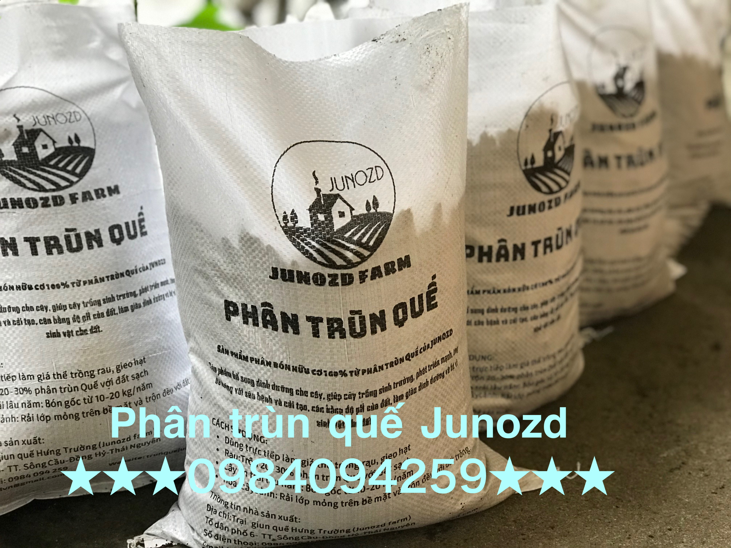 Phân trùn quế bột JUNOZD