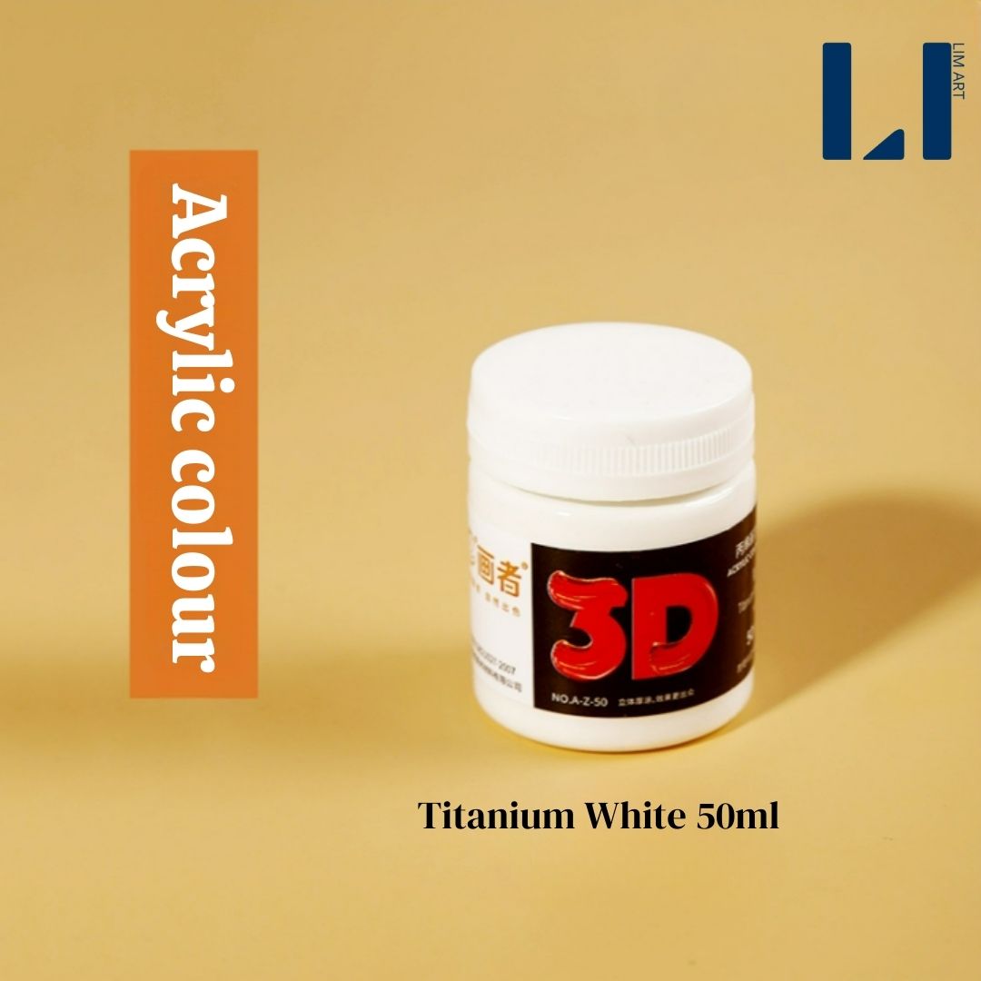 Màu Acrylic 3D 50ml vẽ trên mọi chất liệu, màu đẹp, tươi sáng, an toàn.
