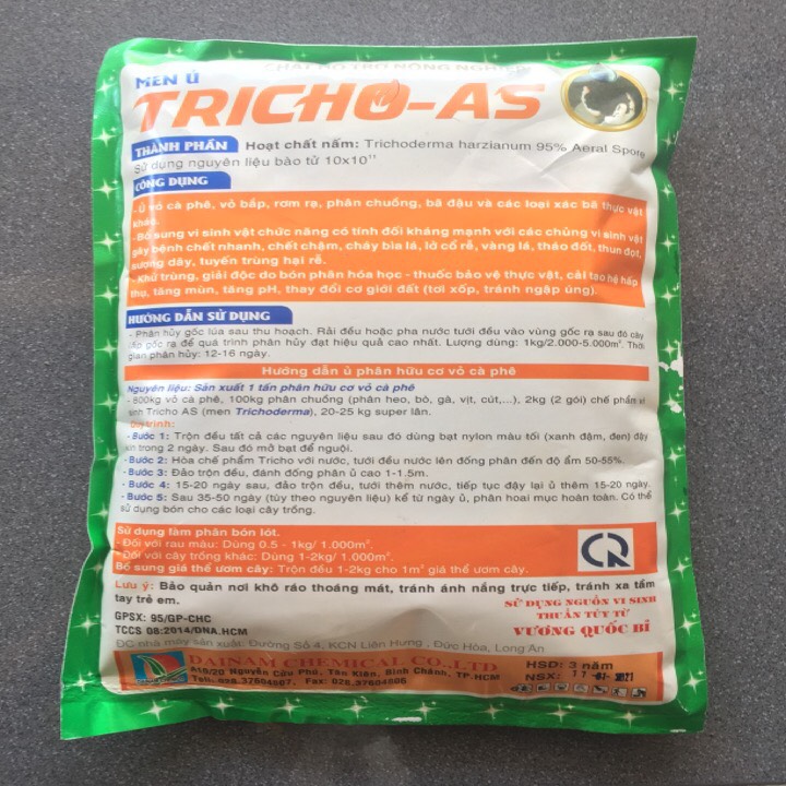 Men Ủ Trichoderma Hazianum Biến Rác Thải Thành Phân Bón 1kg