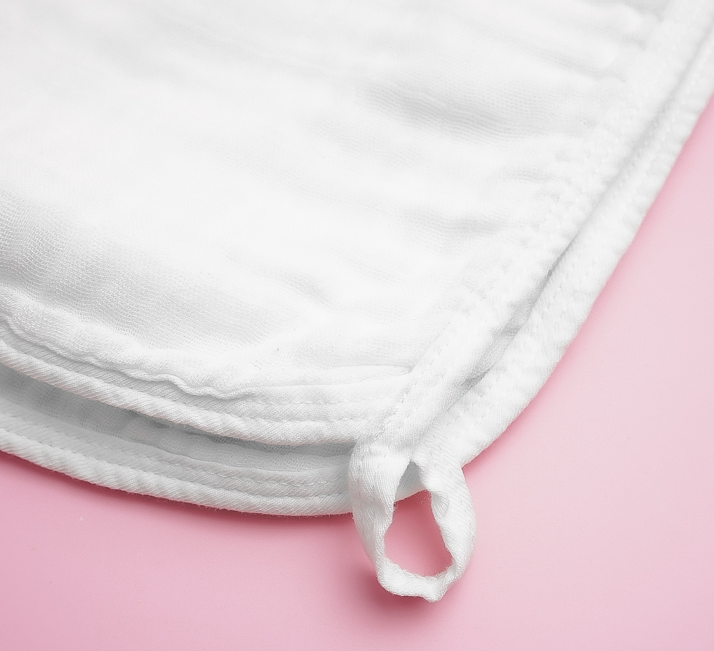 Khăn tắm khăn quấn ủ bonny trắng 100% sợi tre 4 lớp siêu mềm mịn, thấm hút - ảnh sản phẩm 8