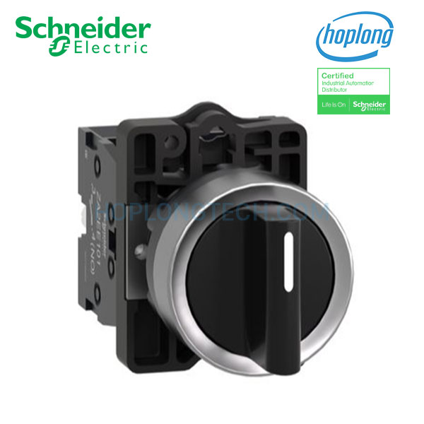 Công tắc xoay xa2ed schneider xa2ed21 - xa2ed25 - xa2ed33 - xa2ed53 phi 22 - 2-3 vị trí - nhựa - đen