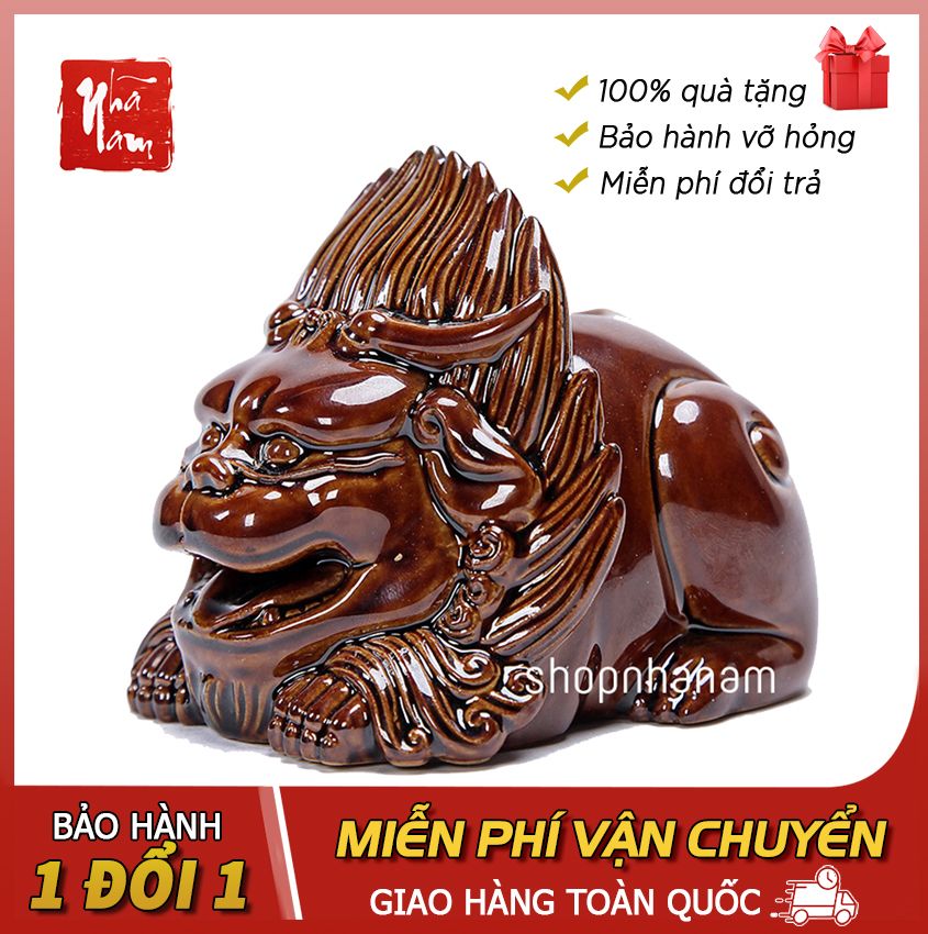 Thác Khói Trầm Hương Tì Hưu, Tặng 1 nụ trầm hương - Phong Thủy Nhã Nam