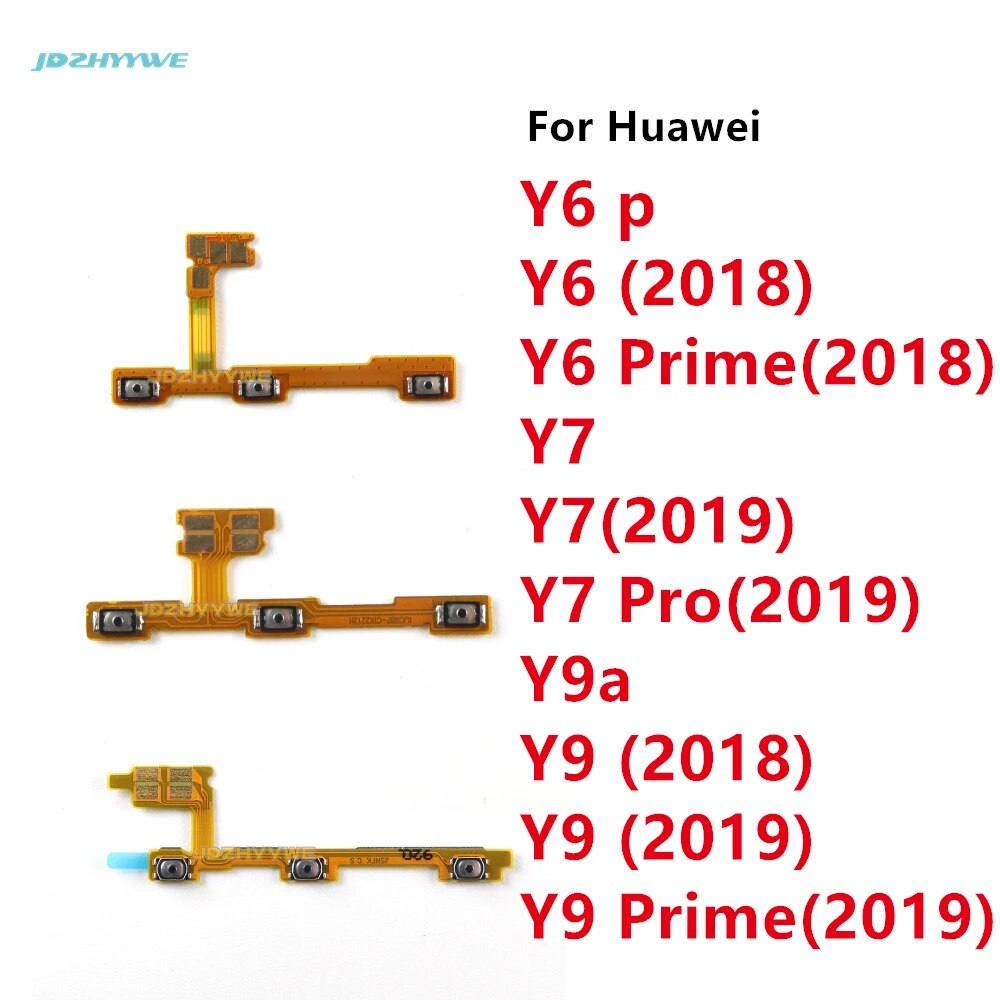 Y9 Key Power On Off Button Volume Switch Key Control Flex Cable Ribbon For ...