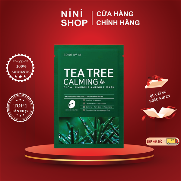 Mặt nạ giấy Some By Mi Tea Tree Calming Glow Luminous Ampoule Mask 25g