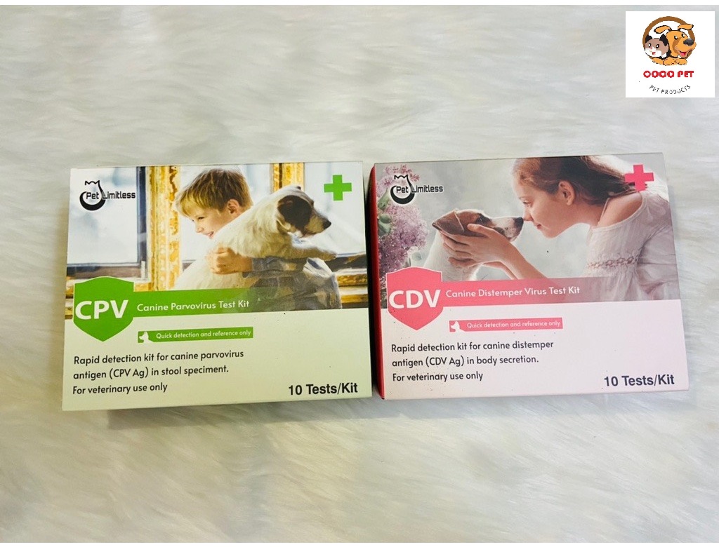 Bộ KIT Que Test Bệnh Parvo Và Care Cho Chó Mèo