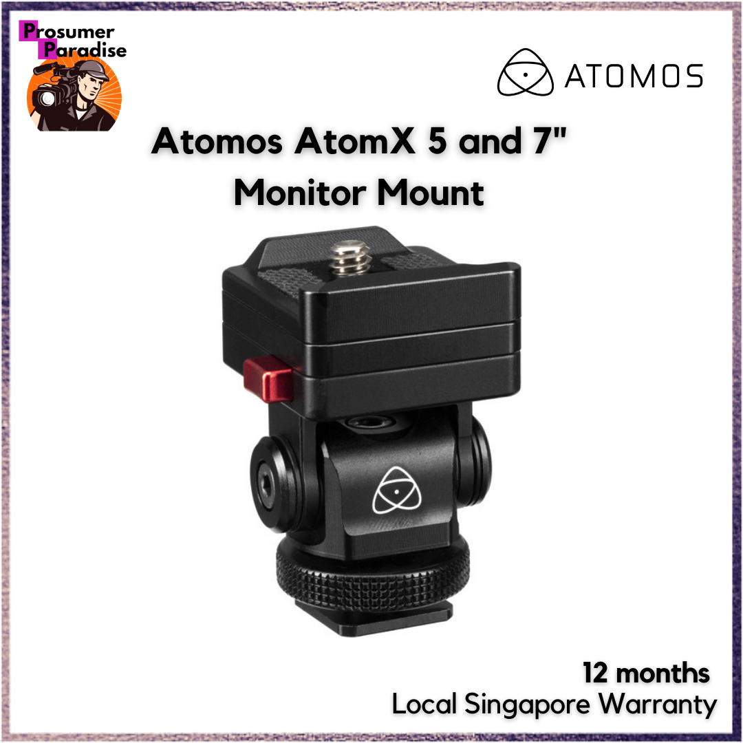 Atomos Atomx 5 And 7 Monitor Mount Mount For Cold Shoe Compatible With Atomos Shinobi Ninja V Shogun 7 Flame Inferno Series Lazada Singapore