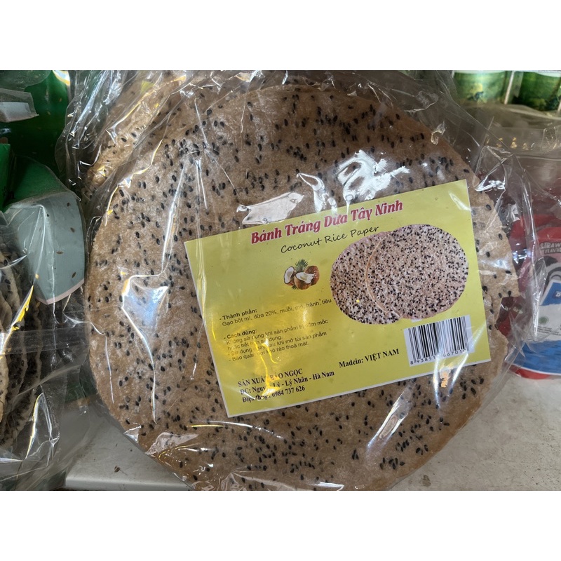 Bánh tráng dừa tây ninh bịch 5 chiếc