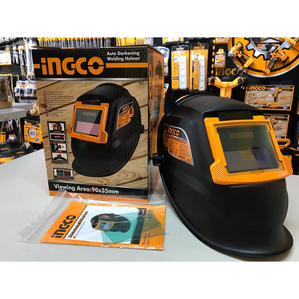 Mũ bảo hiểm hàn tự động INGCO AHM009