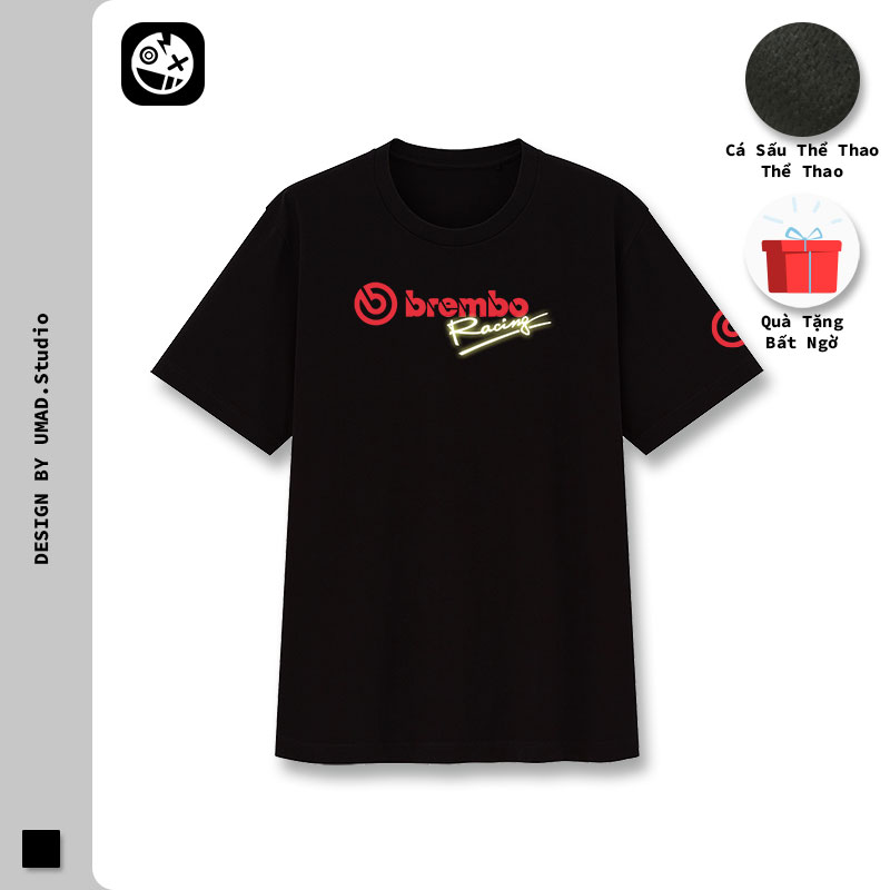 Men's T-Shirt UMAD rounded neck Ohlins logo - Big size (40kg-110kg)