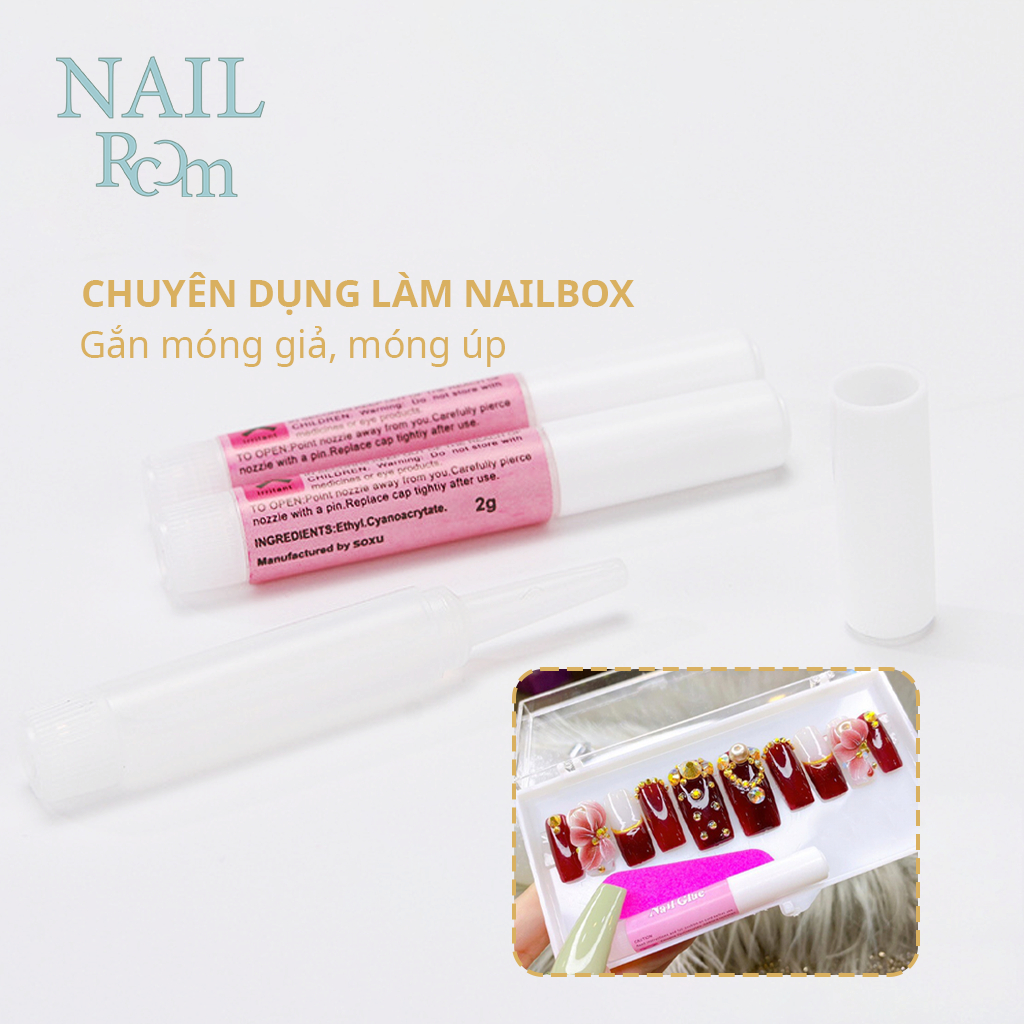 Tuýp keo dán móng giả Nail Glue