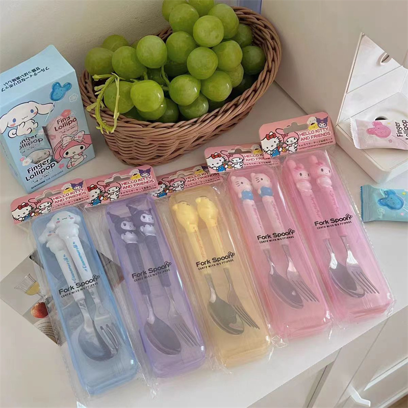Cartoon%20Cute%202%20Piece%20Cutlery%20Set%20Fork%20Spoon%20With%20Storage%20Box%20Set%20Portable%20Cutlery%20Set%20Dounp%20-%20Image%207