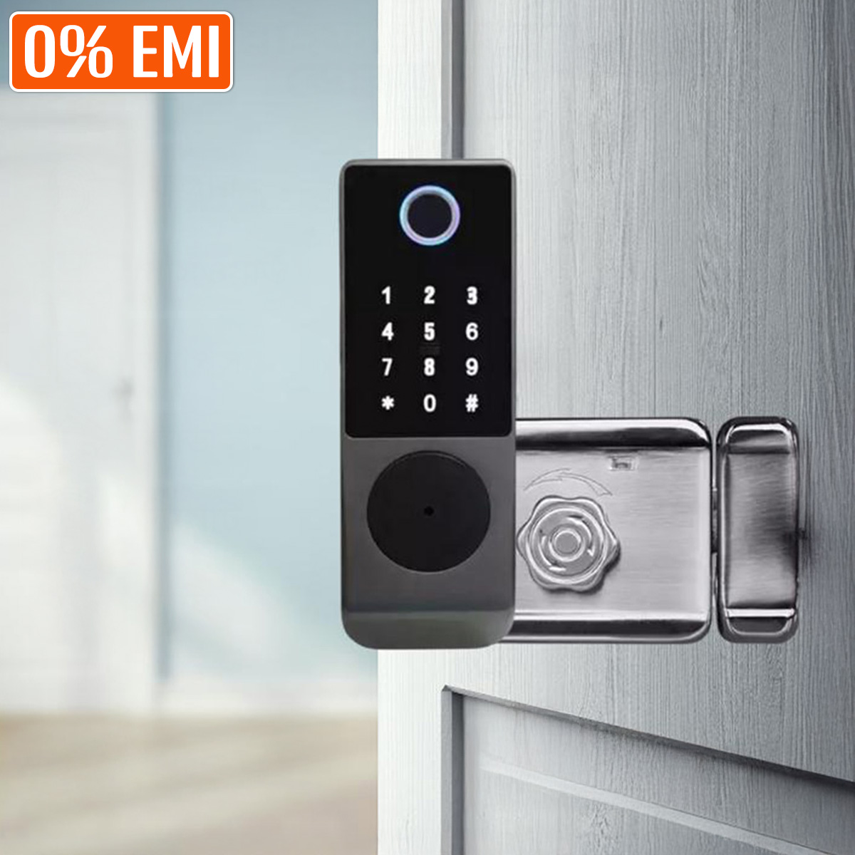 Upscaled Quality - Home and Liver Gate Locker with Fingerprint Tua Waterproof Smart Door Lock WiFi - Innovative Design - Exclusive Experience. 