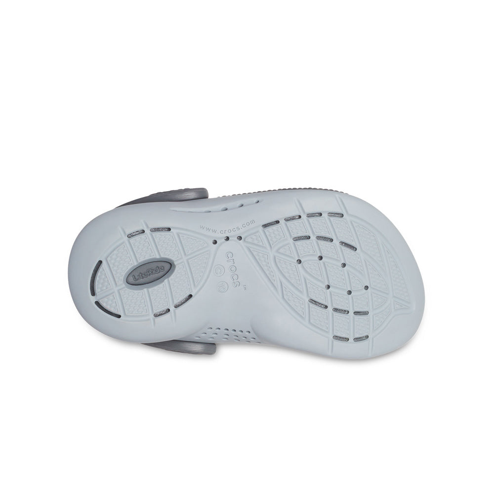 Giày Clog Trẻ Em Crocs Toddler Literide 360 - Black/Slate Grey