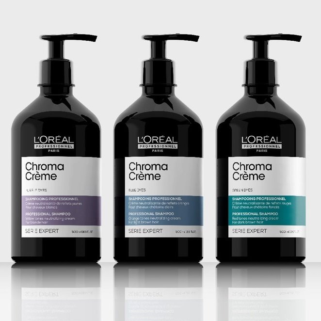 Dầu gội khử vàng L'oreal Chroma Creme Purple Dyes