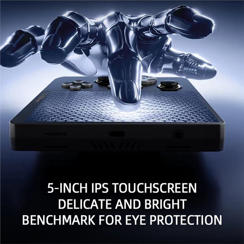 E5 Ultra Handheld Video Game Console 5 Inch IPS Touch Screen Hall ...
