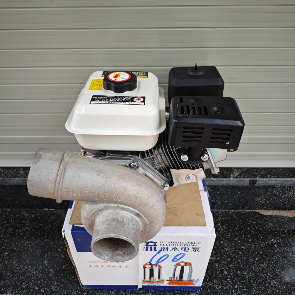 Máy bơm nước chạy xăng Gx200 6.5HP phi ống F90