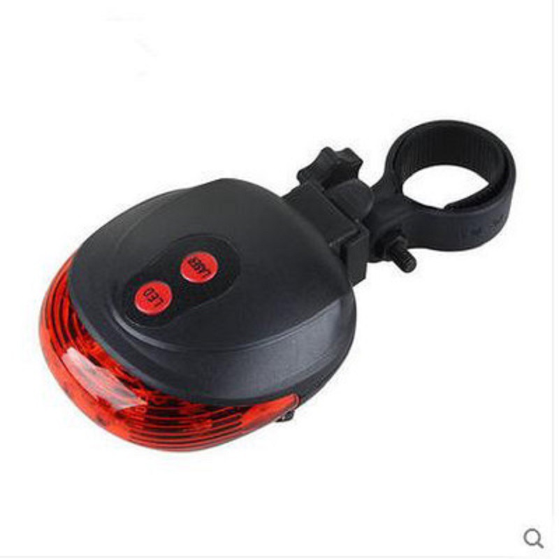 Parallel Flashlight NEW 1pc Tail 5led Parallel Line Flashlight Outdoor Riding Portable ...