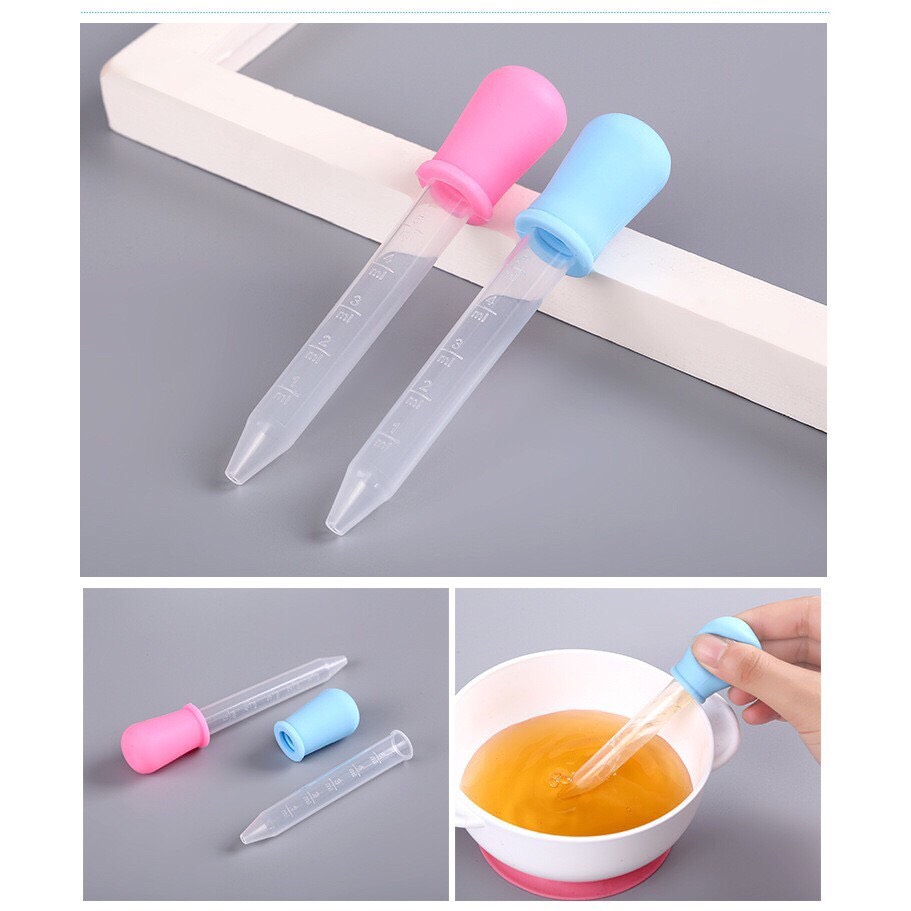 Set 2 Ống hút sữa bón thuoc loại 5ml