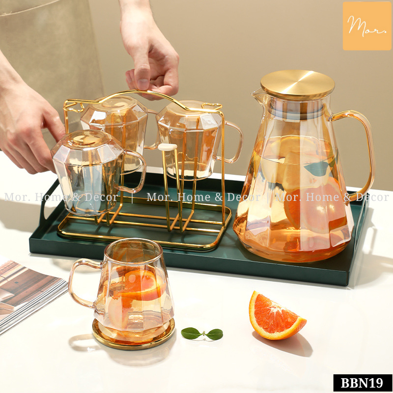 Bộ bình nước thủy tinh chịu nhiệt - BBN19.1