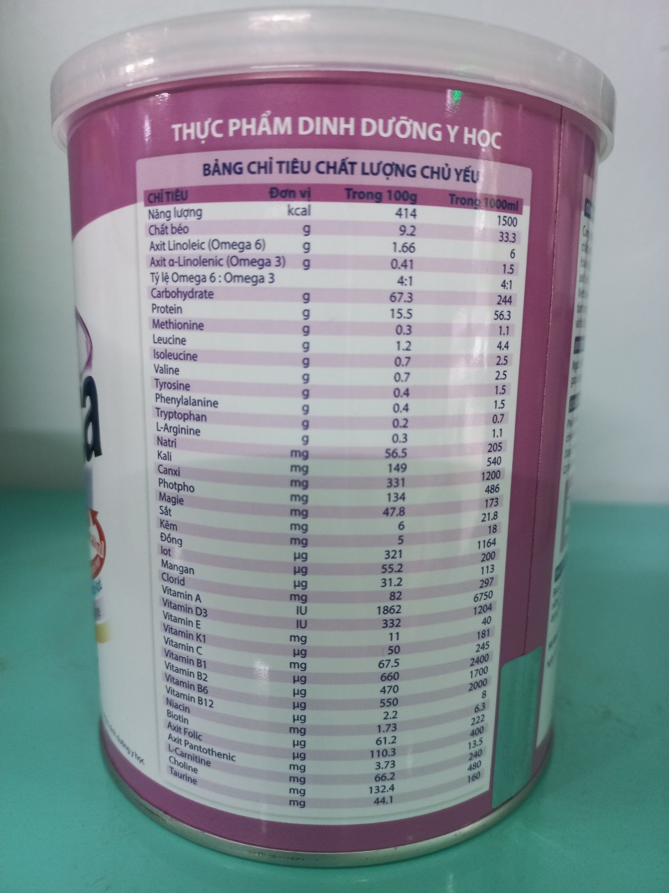 Sữa Fohepta 400g cho người bệnh gan DATE MỚI