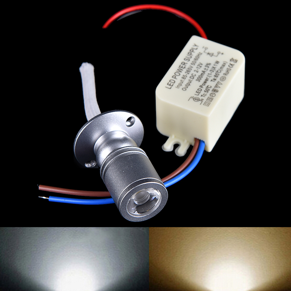 💖New Production💖 1W Mini Spotlight LED Ceiling Lamp Recessed Downlight Cabinet Lighting