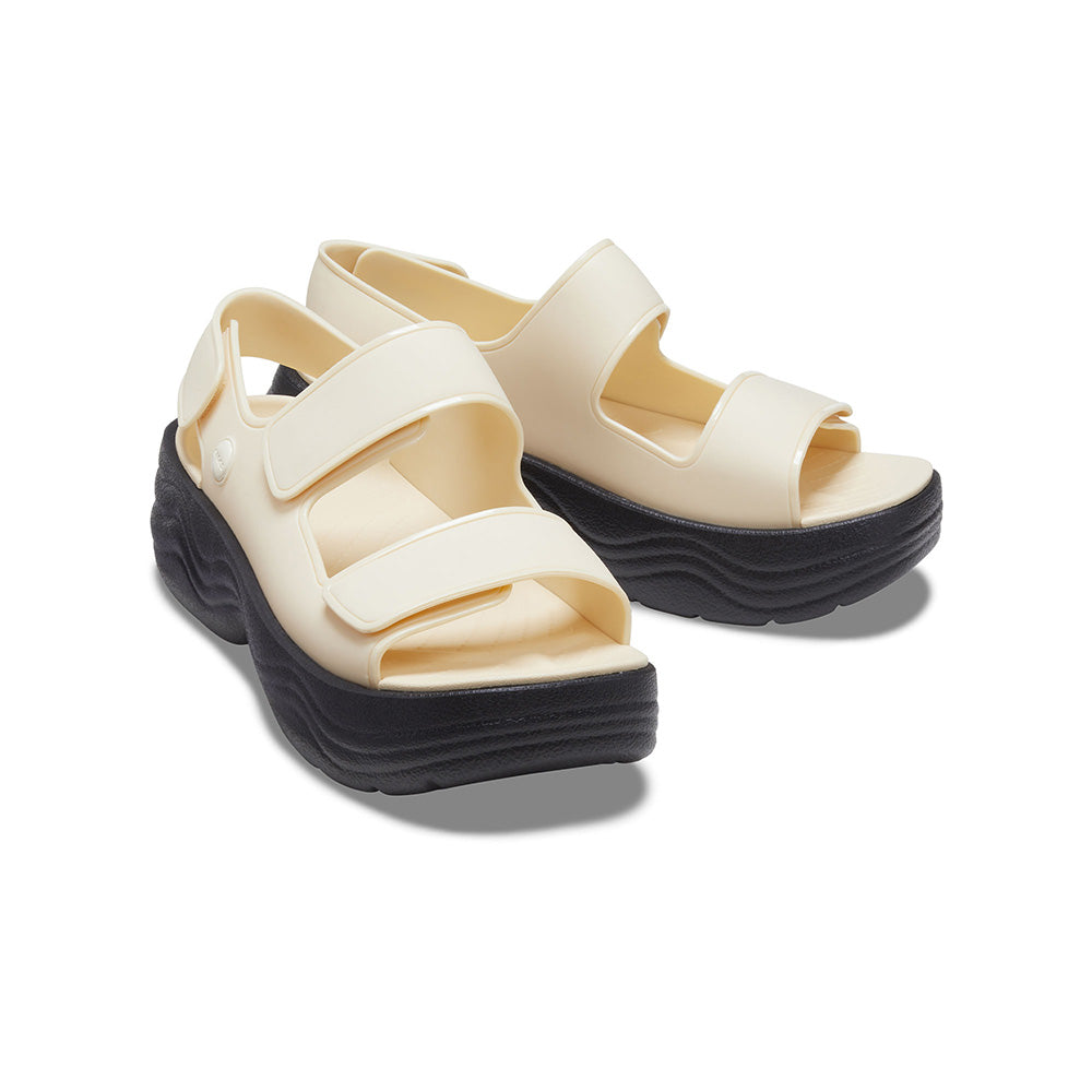 Xăng Đan Nữ Crocs Skyline - Vanilla/Black